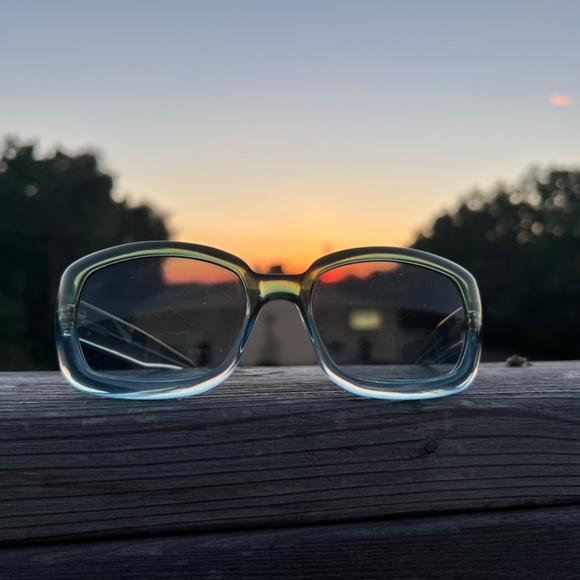 VINTAGE Valentino, Italy mode.5153 sunglasses Blue/Green ombré main image 4